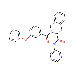 O=C(Nc1cccnc1)[C@H]1Cc2ccccc2CN1C(=O)c1cccc(Oc2ccccc2)c1 ZINC000028521111