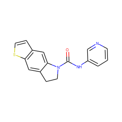 O=C(Nc1cccnc1)N1CCc2cc3sccc3cc21 ZINC000000006169