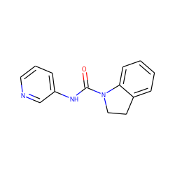 O=C(Nc1cccnc1)N1CCc2ccccc21 ZINC000009379131