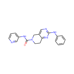 O=C(Nc1cccnc1)N1CCc2nc(Nc3ccccc3)ncc2C1 ZINC001772643608