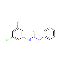 O=C(Nc1cccnc1)Nc1cc(Cl)cc(Cl)c1 ZINC000006715313