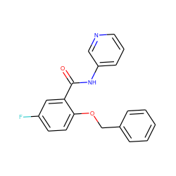 O=C(Nc1cccnc1)c1cc(F)ccc1OCc1ccccc1 ZINC000143051338