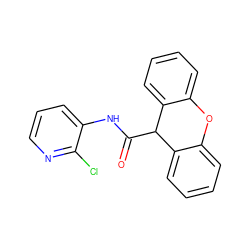 O=C(Nc1cccnc1Cl)C1c2ccccc2Oc2ccccc21 ZINC000000099854