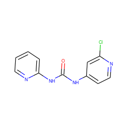 O=C(Nc1ccnc(Cl)c1)Nc1ccccn1 ZINC001088719347