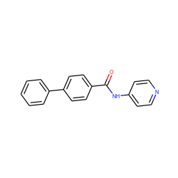 O=C(Nc1ccncc1)c1ccc(-c2ccccc2)cc1 ZINC000000241676