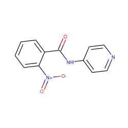 O=C(Nc1ccncc1)c1ccccc1[N+](=O)[O-] ZINC000000243339