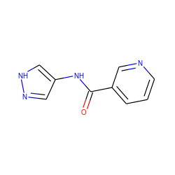 O=C(Nc1cn[nH]c1)c1cccnc1 ZINC000035237534