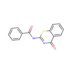 O=C(Nc1nc(=O)c2ccccc2s1)c1ccccc1 ZINC000013704664