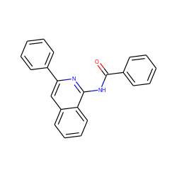 O=C(Nc1nc(-c2ccccc2)cc2ccccc12)c1ccccc1 ZINC000013672130