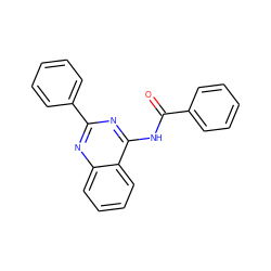 O=C(Nc1nc(-c2ccccc2)nc2ccccc12)c1ccccc1 ZINC000013862042