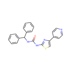 O=C(Nc1nc(-c2ccncc2)cs1)NC(c1ccccc1)c1ccccc1 ZINC000165456376