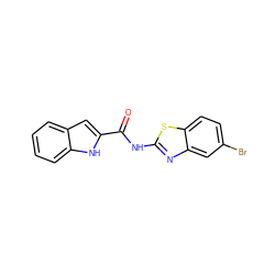 O=C(Nc1nc2cc(Br)ccc2s1)c1cc2ccccc2[nH]1 ZINC001772615178