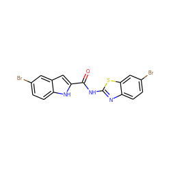 O=C(Nc1nc2ccc(Br)cc2s1)c1cc2cc(Br)ccc2[nH]1 ZINC001772647857