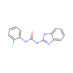 O=C(Nc1nc2ccccc2[nH]1)Nc1ccccc1F ZINC000005267382