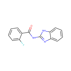 O=C(Nc1nc2ccccc2[nH]1)c1ccccc1F ZINC000005033949