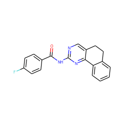 O=C(Nc1ncc2c(n1)-c1ccccc1CC2)c1ccc(F)cc1 ZINC000003132962