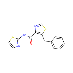 O=C(Nc1nccs1)c1ncsc1Cc1ccccc1 ZINC000028122830