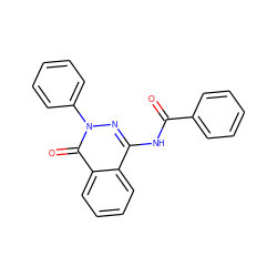 O=C(Nc1nn(-c2ccccc2)c(=O)c2ccccc12)c1ccccc1 ZINC000071318486