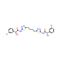 O=C(Nc1nnc(CCCCc2nnc(NC(=O)[C@@H](O)c3cccc(Br)c3)s2)s1)[C@@H](O)c1cccc(Br)c1 ZINC000169698157