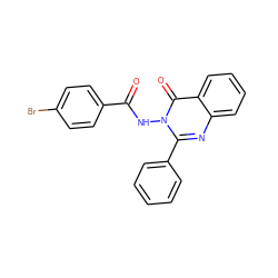 O=C(Nn1c(-c2ccccc2)nc2ccccc2c1=O)c1ccc(Br)cc1 ZINC001772593999