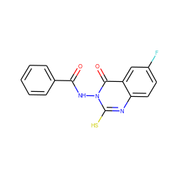 O=C(Nn1c(S)nc2ccc(F)cc2c1=O)c1ccccc1 ZINC000653780387