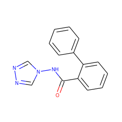 O=C(Nn1cnnc1)c1ccccc1-c1ccccc1 ZINC000000618334