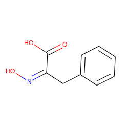 O=C(O)/C(Cc1ccccc1)=N\O ZINC000004790052