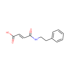 O=C(O)/C=C/C(=O)NCCc1ccccc1 ZINC000001735370