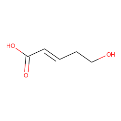 O=C(O)/C=C/CCO ZINC000013542745