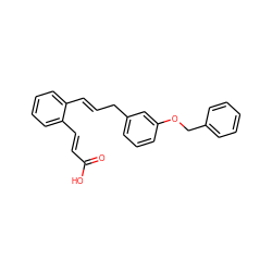 O=C(O)/C=C/c1ccccc1/C=C/Cc1cccc(OCc2ccccc2)c1 ZINC000028339111