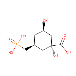O=C(O)[C@@]1(O)C[C@@H](CP(=O)(O)O)C[C@@H](O)C1 ZINC000036144336