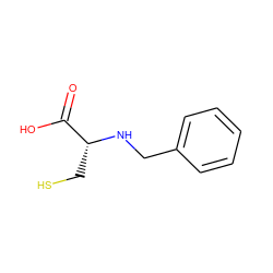 O=C(O)[C@@H](CS)NCc1ccccc1 ZINC000013472449