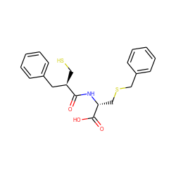 O=C(O)[C@@H](CSCc1ccccc1)NC(=O)[C@H](CS)Cc1ccccc1 ZINC000013738060