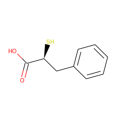 O=C(O)[C@@H](S)Cc1ccccc1 ZINC000003873621