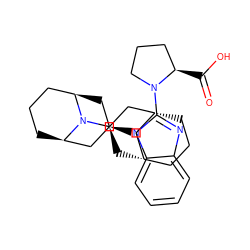 O=C(O)[C@@H]1CCCN1c1nc2ccccc2n1[C@@H]1C[C@@H]2CCC[C@H](C1)N2[C@@H]1C[C@H]2CCC[C@H](C2)C1 ZINC000473215168
