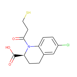 O=C(O)[C@@H]1CCc2cc(Cl)ccc2N1C(=O)CCS ZINC000028259356