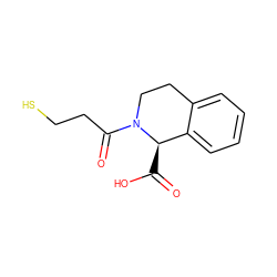 O=C(O)[C@@H]1c2ccccc2CCN1C(=O)CCS ZINC000005139030