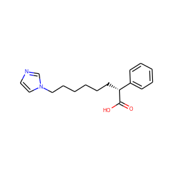 O=C(O)[C@H](CCCCCCn1ccnc1)c1ccccc1 ZINC000036242069