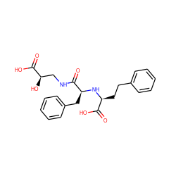 O=C(O)[C@H](CCc1ccccc1)N[C@@H](Cc1ccccc1)C(=O)NC[C@@H](O)C(=O)O ZINC000003775761