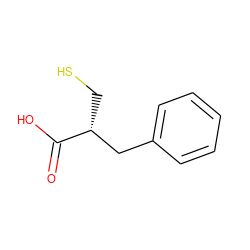 O=C(O)[C@H](CS)Cc1ccccc1 ZINC000003647850