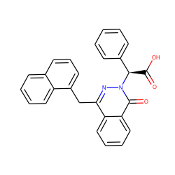 O=C(O)[C@H](c1ccccc1)n1nc(Cc2cccc3ccccc23)c2ccccc2c1=O ZINC000139823020