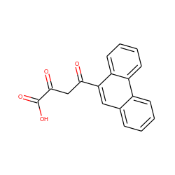 O=C(O)C(=O)CC(=O)c1cc2ccccc2c2ccccc12 ZINC000028645814