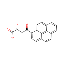 O=C(O)C(=O)CC(=O)c1ccc2ccc3cccc4ccc1c2c34 ZINC000028645822