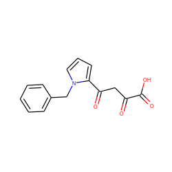 O=C(O)C(=O)CC(=O)c1cccn1Cc1ccccc1 ZINC000005974626