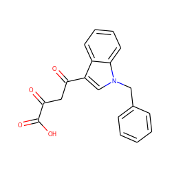 O=C(O)C(=O)CC(=O)c1cn(Cc2ccccc2)c2ccccc12 ZINC000101528600