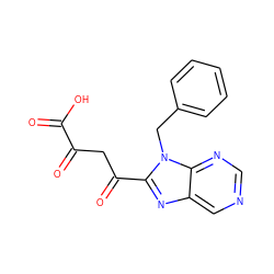 O=C(O)C(=O)CC(=O)c1nc2cncnc2n1Cc1ccccc1 ZINC000101042932