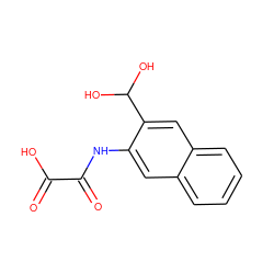 O=C(O)C(=O)Nc1cc2ccccc2cc1C(O)O ZINC000045285594