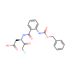 O=C(O)C[C@@H](NC(=O)c1ccccc1NC(=O)OCc1ccccc1)C(=O)CF ZINC000028825298