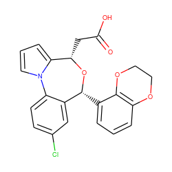 O=C(O)C[C@@H]1O[C@H](c2cccc3c2OCCO3)c2cc(Cl)ccc2-n2cccc21 ZINC000084687298