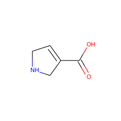 O=C(O)C1=CCNC1 ZINC000013448023